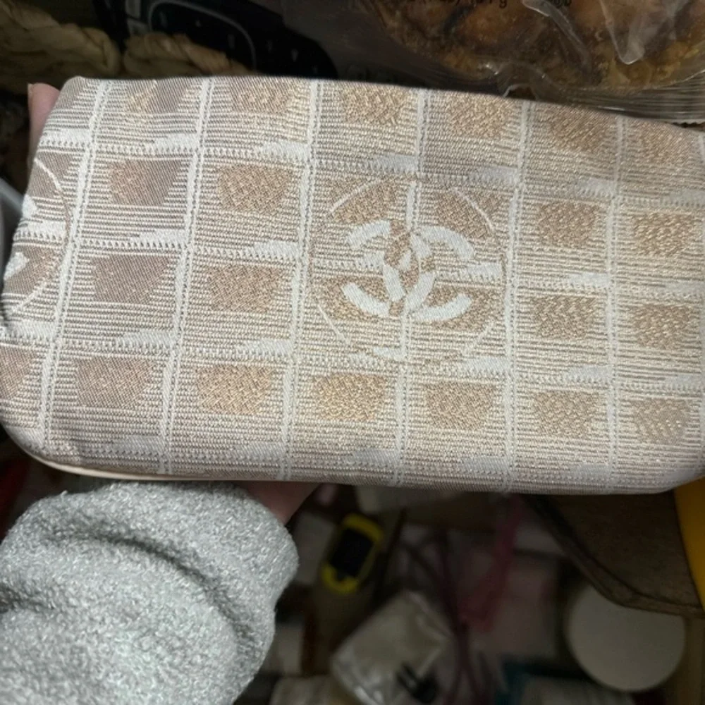 Authentic Chanel New Travel Line‎ Pouch/wristlet